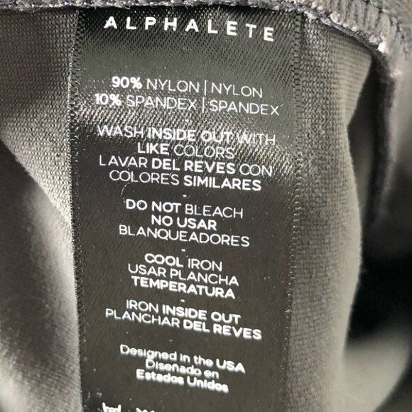 ALPHALETE Grey Nylon Jogging Pants Size Small - Picture 8 of 10